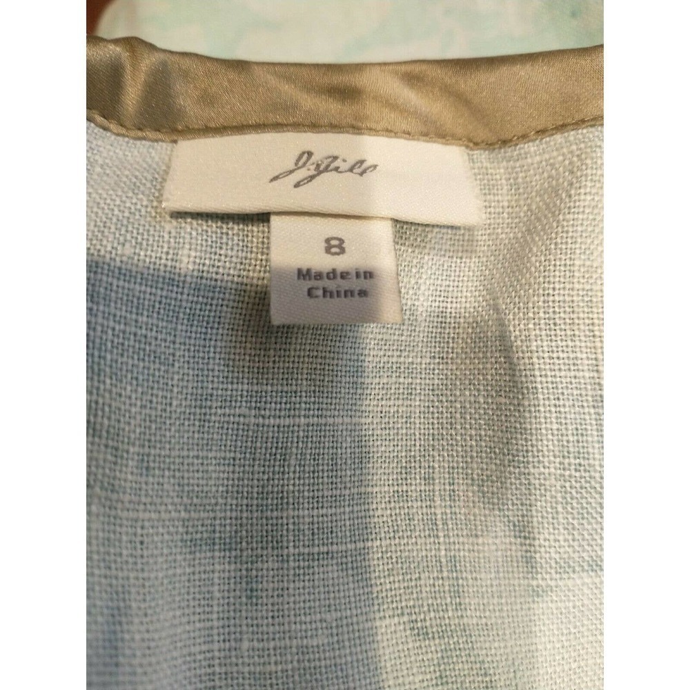 J Jill Easter Spring Patchwork Cottagecore Blue T… - image 7